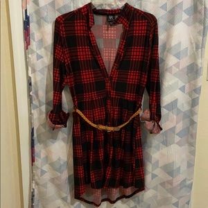 Plaid dress